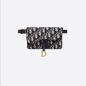 Christian Dior saddle belt  pouch